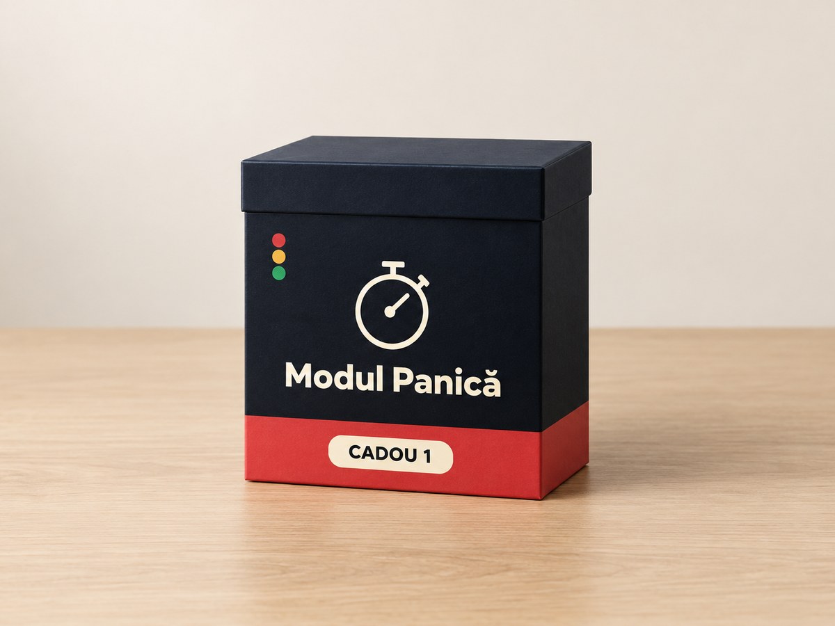 Modul Panică: Vin musafiri într-o oră
